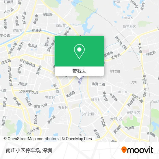 南庄小区停车场地图