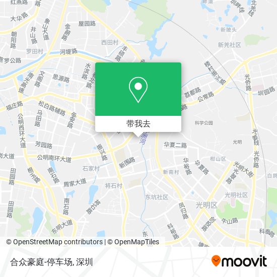 合众豪庭-停车场地图