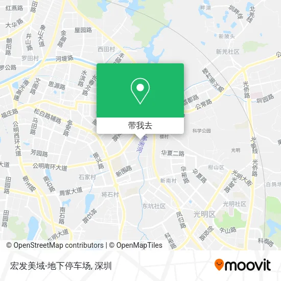 宏发美域-地下停车场地图
