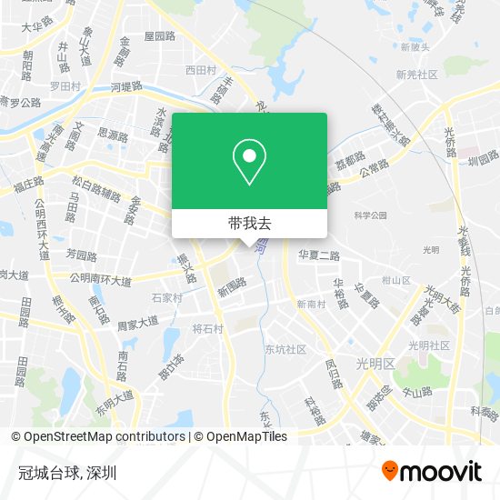 冠城台球地图