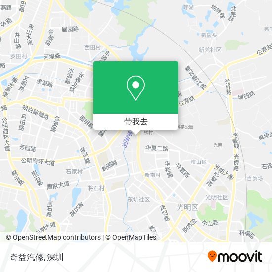 奇益汽修地图