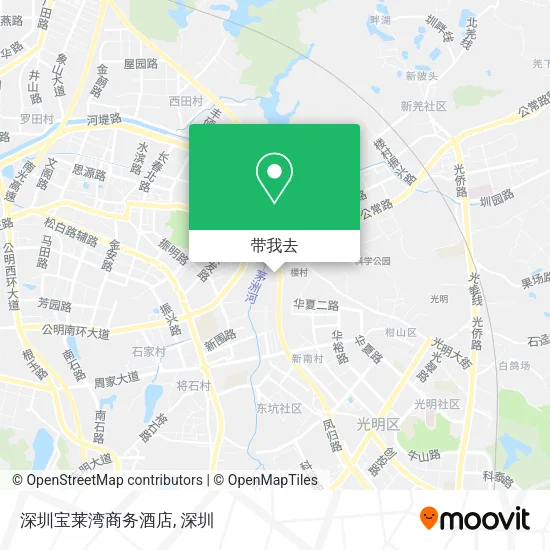 深圳宝莱湾商务酒店地图
