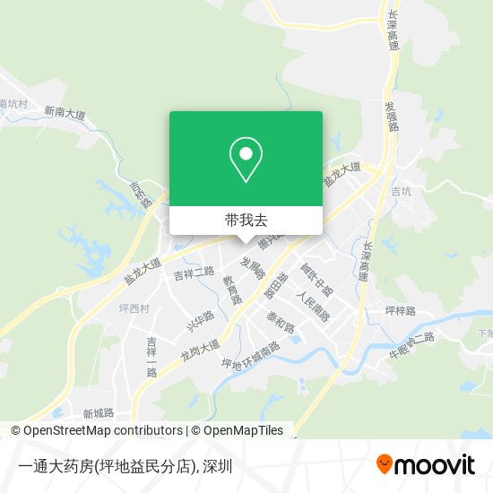 一通大药房(坪地益民分店)地图