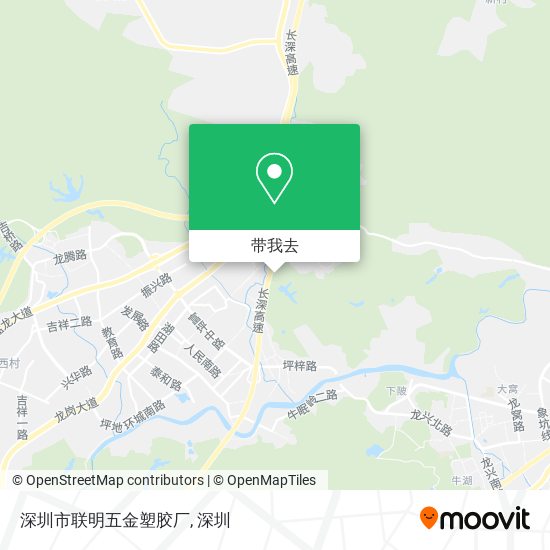 深圳市联明五金塑胶厂地图