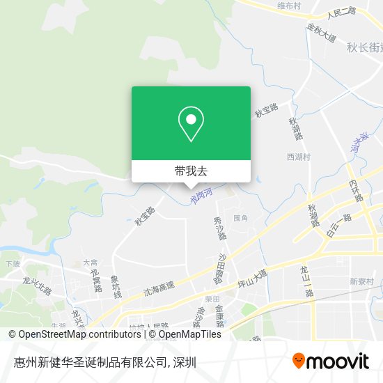 惠州新健华圣诞制品有限公司地图