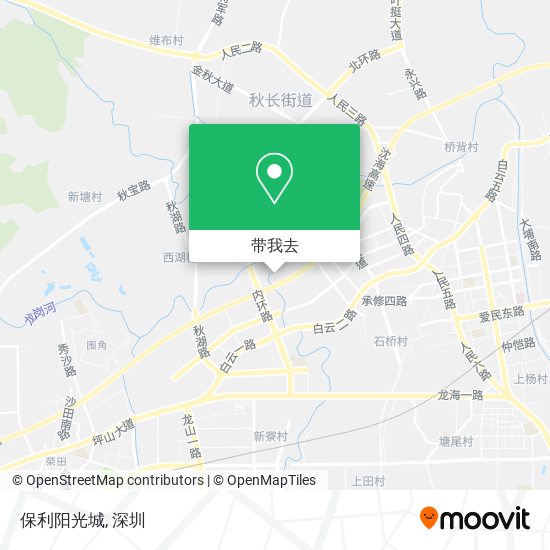 保利阳光城地图