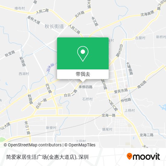 简爱家居生活广场(金惠大道店)地图