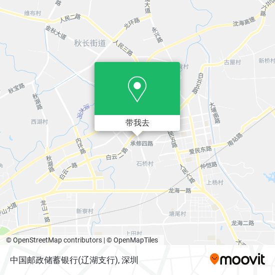中国邮政储蓄银行(辽湖支行)地图