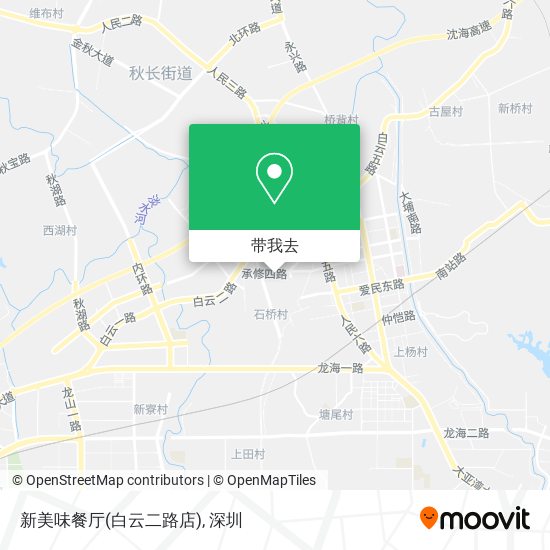 新美味餐厅(白云二路店)地图