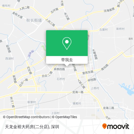 天龙金裕大药房(二分店)地图