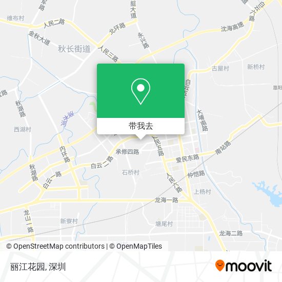 丽江花园地图