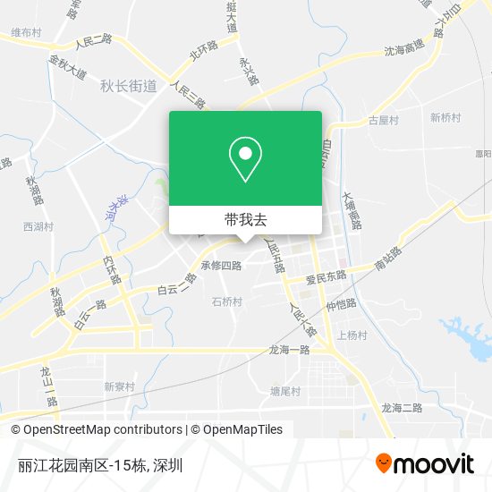 丽江花园南区-15栋地图