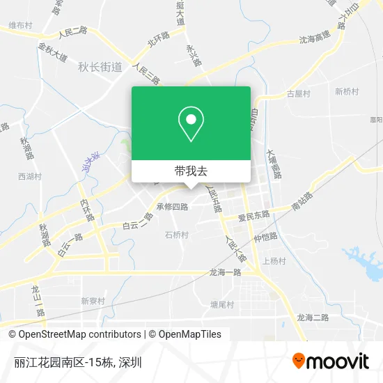丽江花园南区-15栋地图