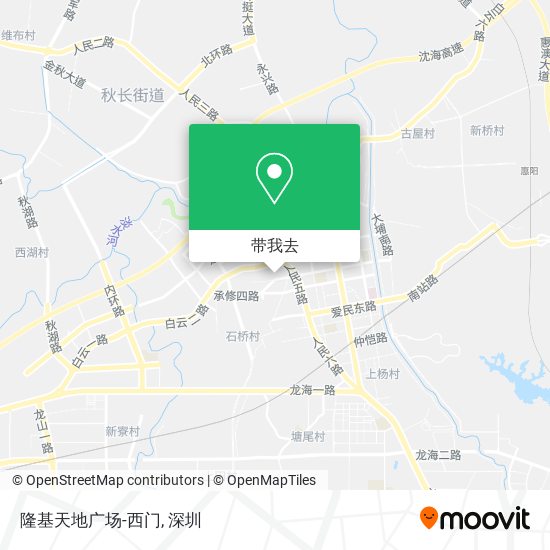 隆基天地广场-西门地图