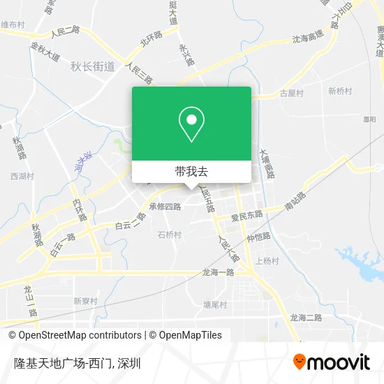 隆基天地广场-西门地图