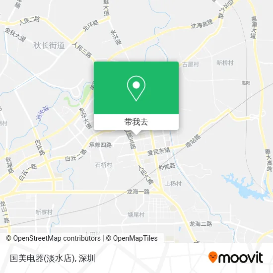 国美电器(淡水店)地图
