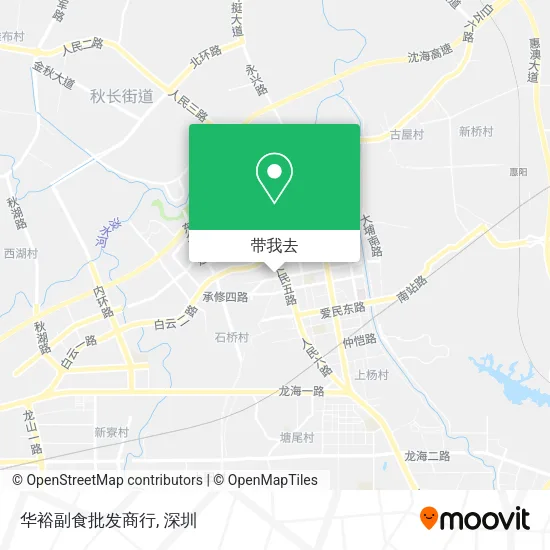 华裕副食批发商行地图