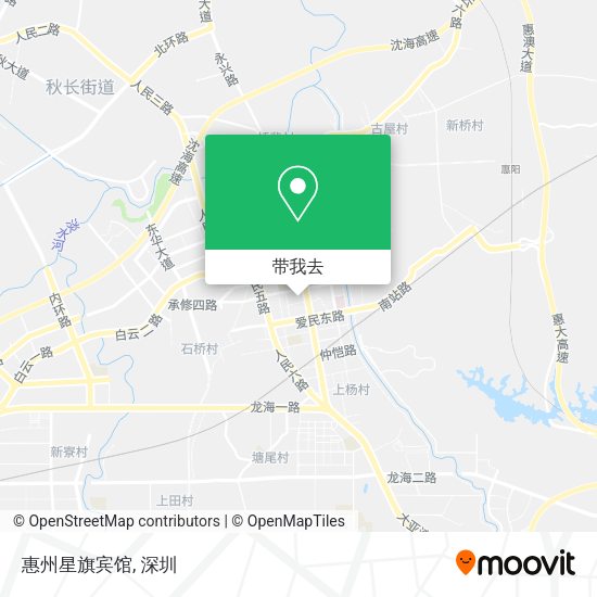 惠州星旗宾馆地图