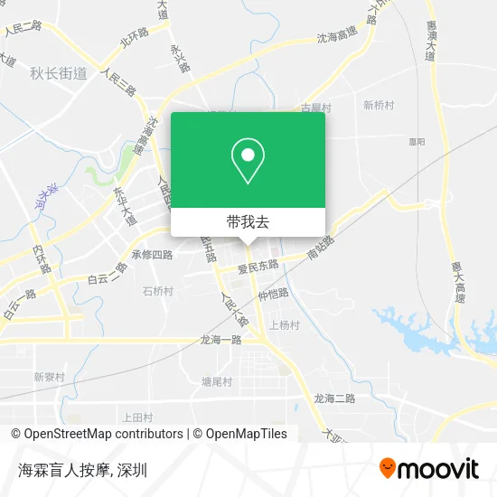 海霖盲人按摩地图