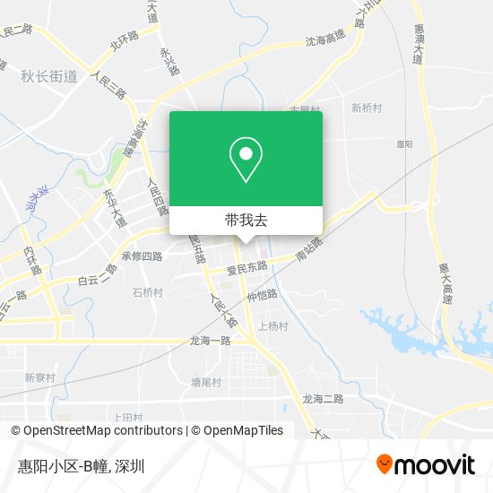 惠阳小区-B幢地图