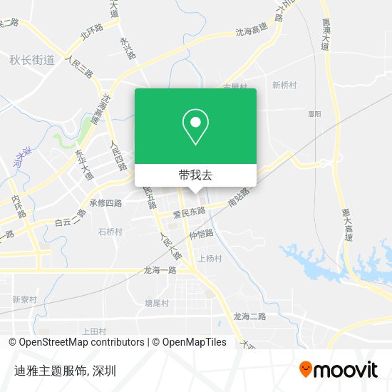 迪雅主题服饰地图