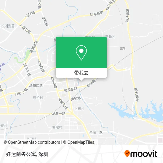 好运商务公寓地图