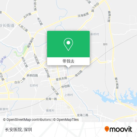 长安医院地图