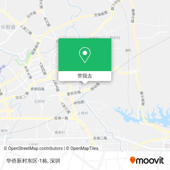 华侨新村东区-1栋地图
