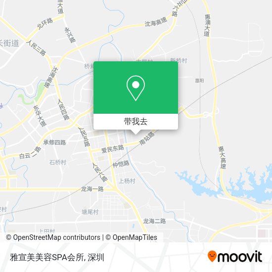 雅宣美美容SPA会所地图