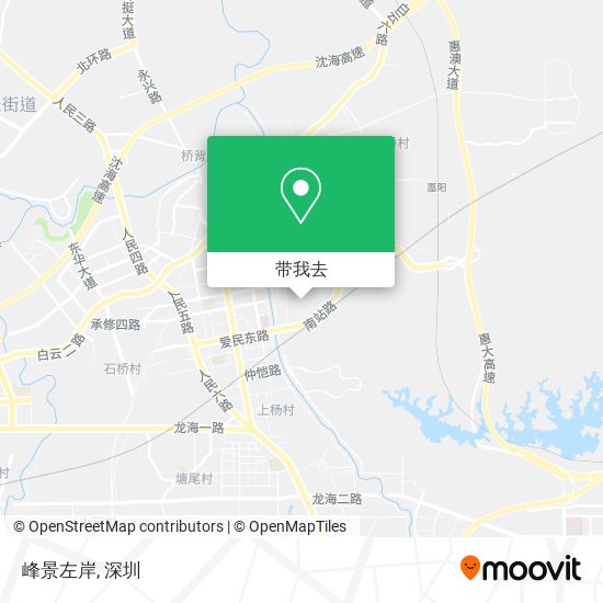 峰景左岸地图