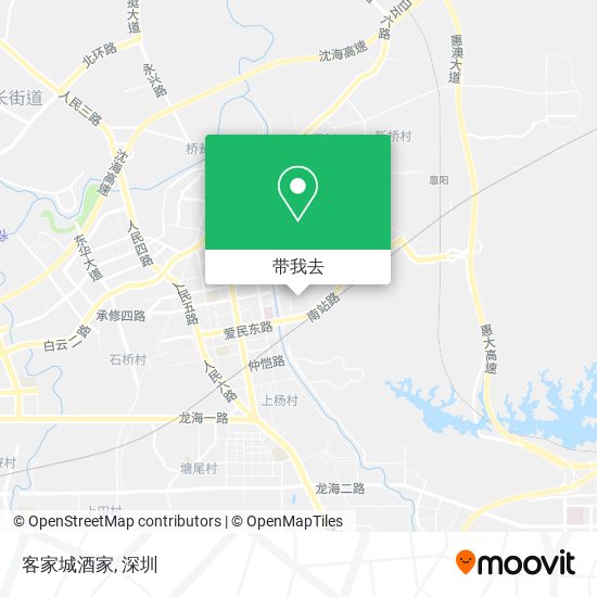 客家城酒家地图