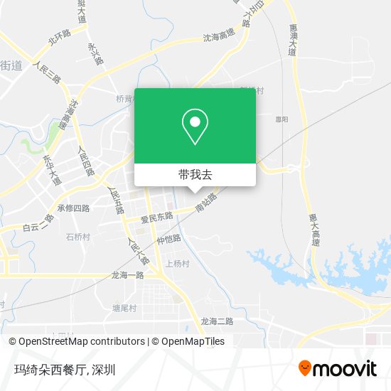 玛绮朵西餐厅地图