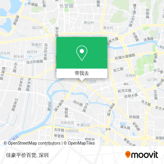 佳豪平价百货地图
