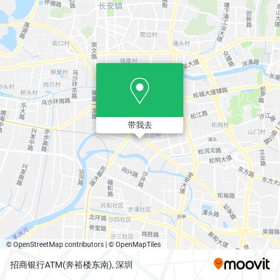 招商银行ATM(奔裕楼东南)地图