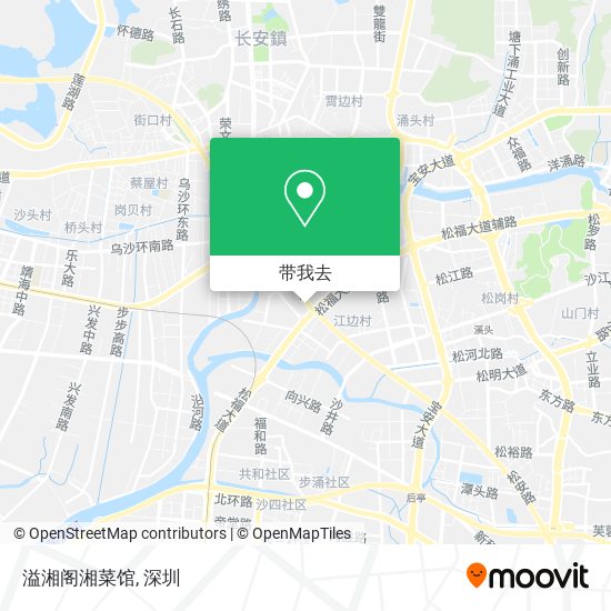 溢湘阁湘菜馆地图