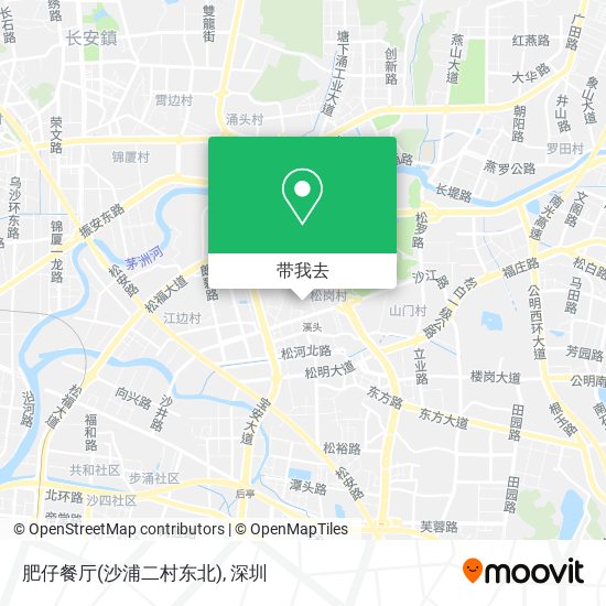 肥仔餐厅(沙浦二村东北)地图