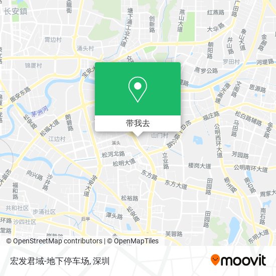 宏发君域-地下停车场地图