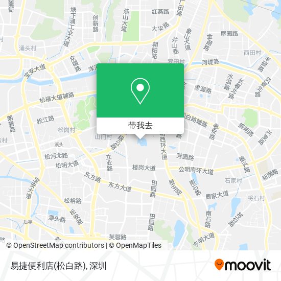 易捷便利店(松白路)地图