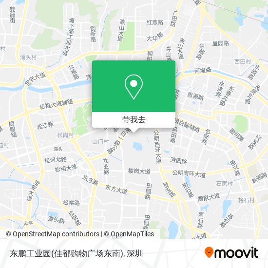 东鹏工业园(佳都购物广场东南)地图