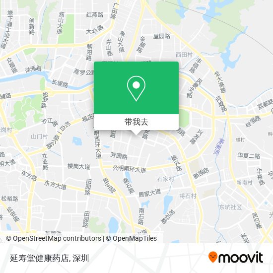 延寿堂健康药店地图