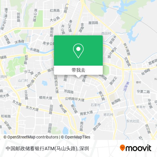 中国邮政储蓄银行ATM(马山头路)地图