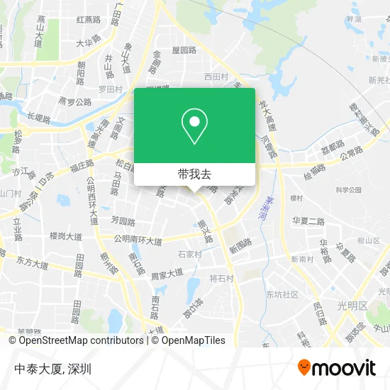 中泰大厦地图