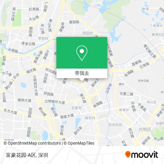 富豪花园-A区地图