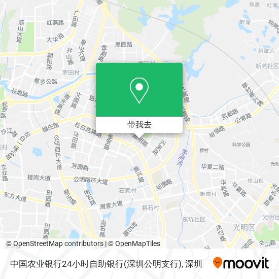 中国农业银行24小时自助银行(深圳公明支行)地图