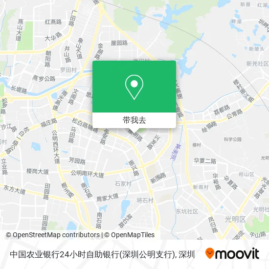 中国农业银行24小时自助银行(深圳公明支行)地图