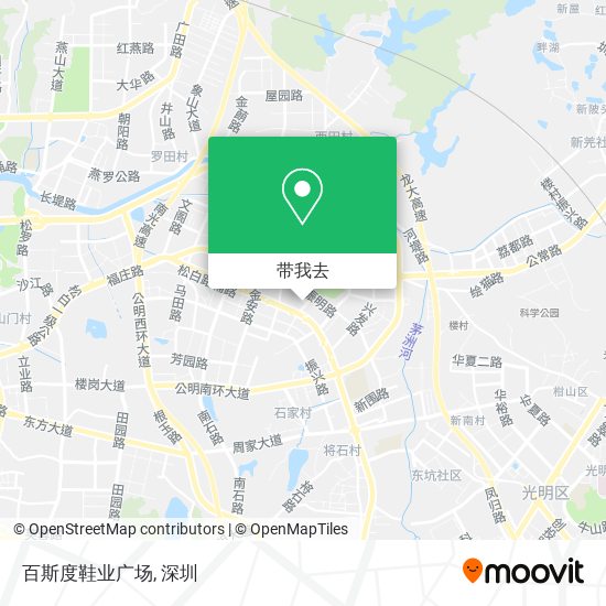 百斯度鞋业广场地图