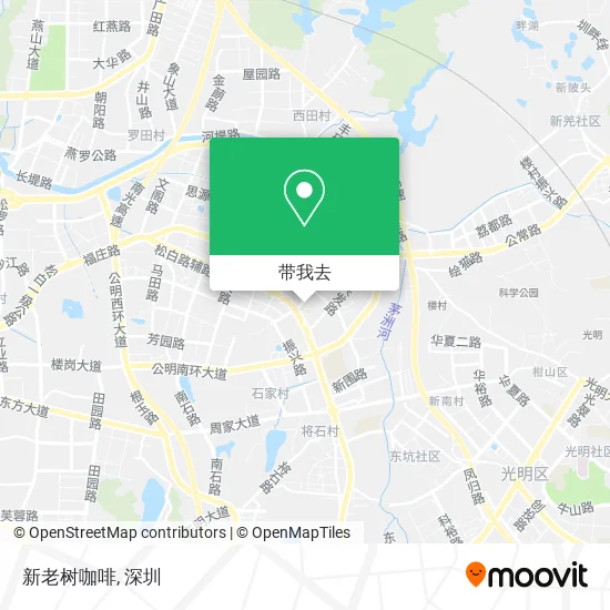 新老树咖啡地图