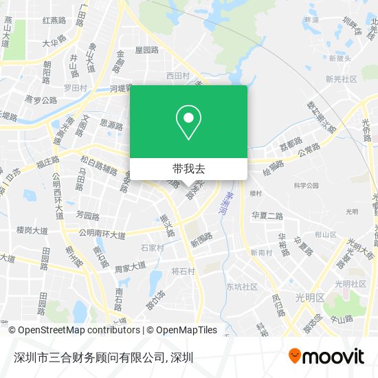 深圳市三合财务顾问有限公司地图