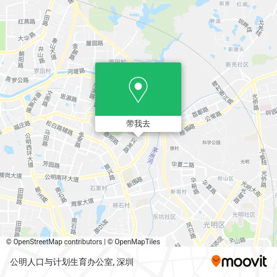 公明人口与计划生育办公室地图