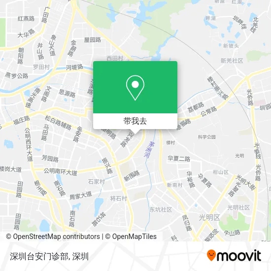 深圳台安门诊部地图
